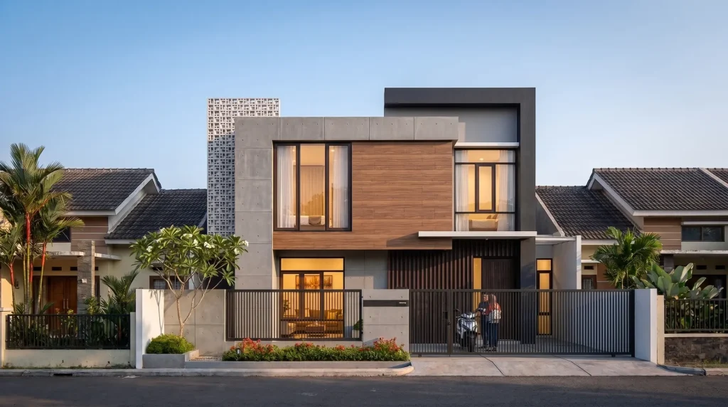 Rumah Bapak A*** di Jati Asih – desain RAW Arch Studio