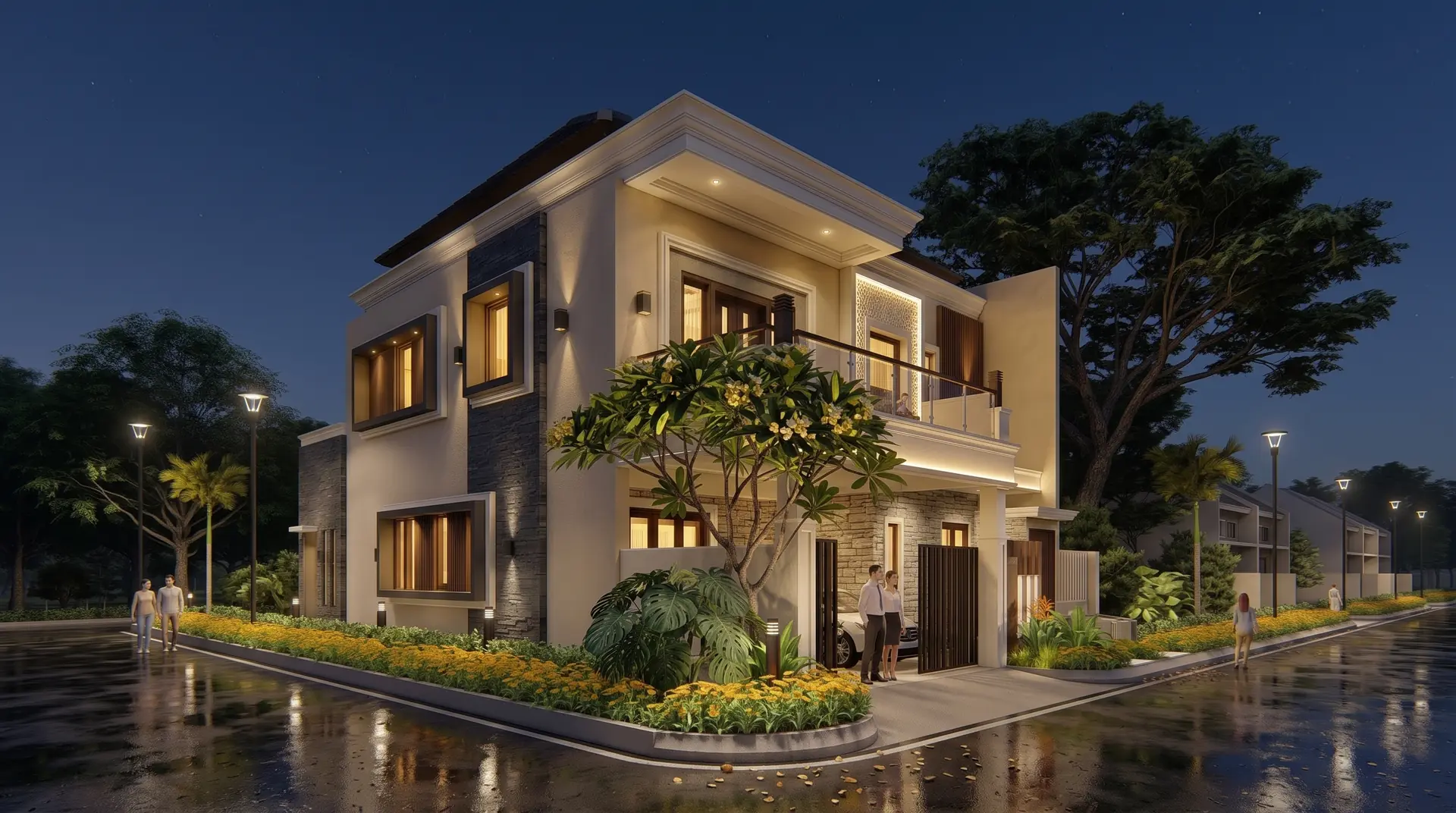 Sudut rumah renovasi di Jatinegara