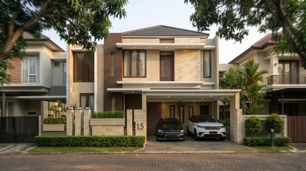 Rumah Ibu M*** di Kemang Pratama – desain RAW Arch Studio